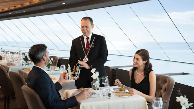 Dinner in MSC Yacht Club private restaurant