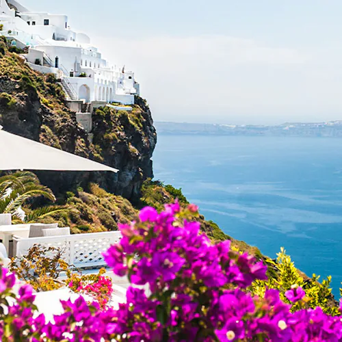 Luxury Ship from Santorini