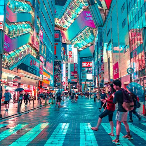 Shopping in Tokyo Japan