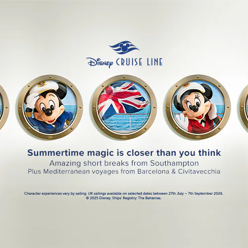 Disney Cruise Line - UK and Mediterranean Summer 2026